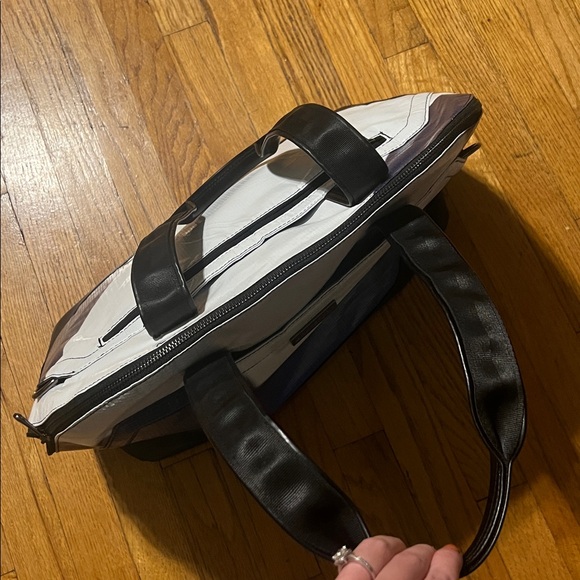 RAREFORM Maya CrossBody GYM TOTE DUFFLE Blue billboard recycled personal Bag - Picture 7 of 17